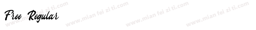Free Regular字体转换